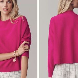 The Alani Cashmere Mock-Neck Sweater by Pilcro